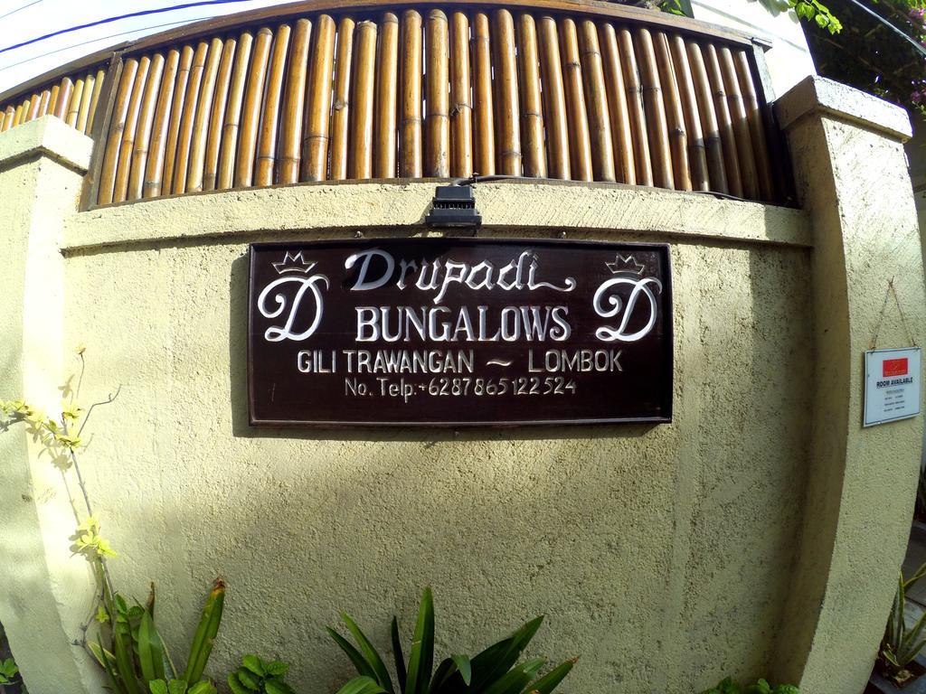 Drupadi Bungalows Гілі-Траванган Екстер'єр фото